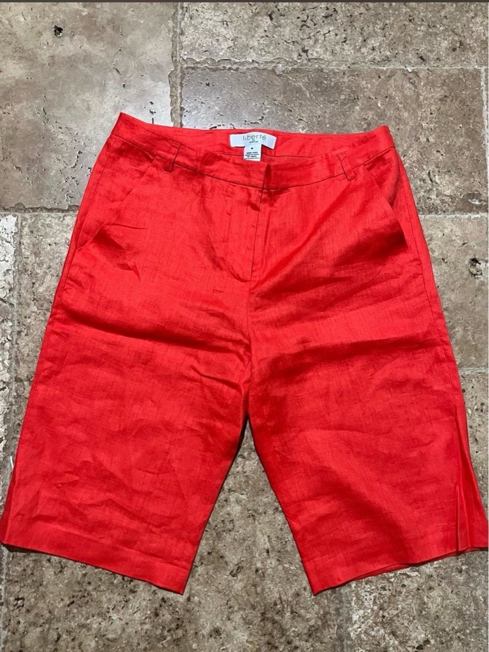 NWT Sz. 4 Red-Orange Liberté by Emanuel Bottoms